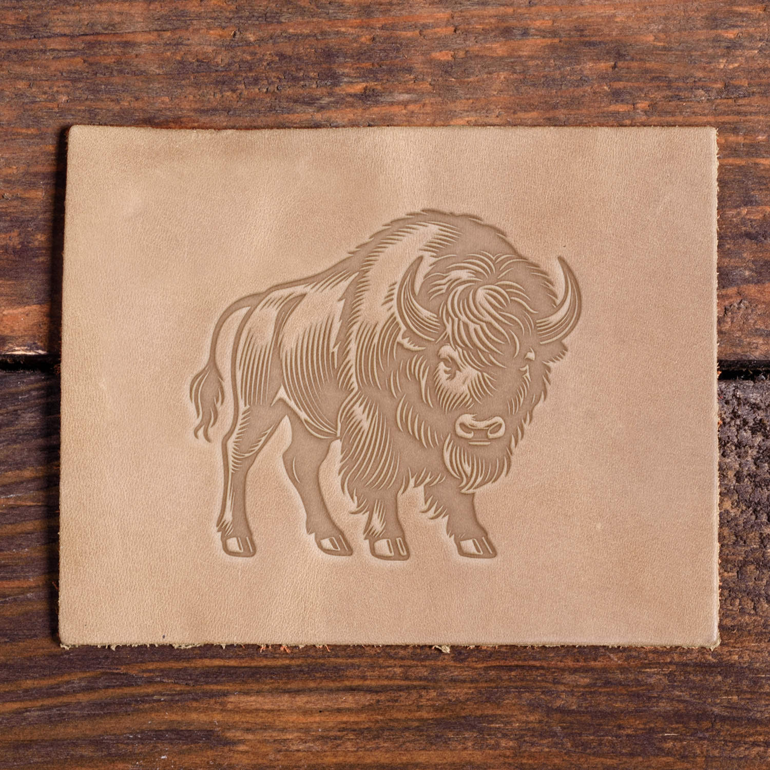 Bison Delrin Leather Stamp