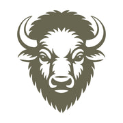Bison Head Delrin Leather Stamp