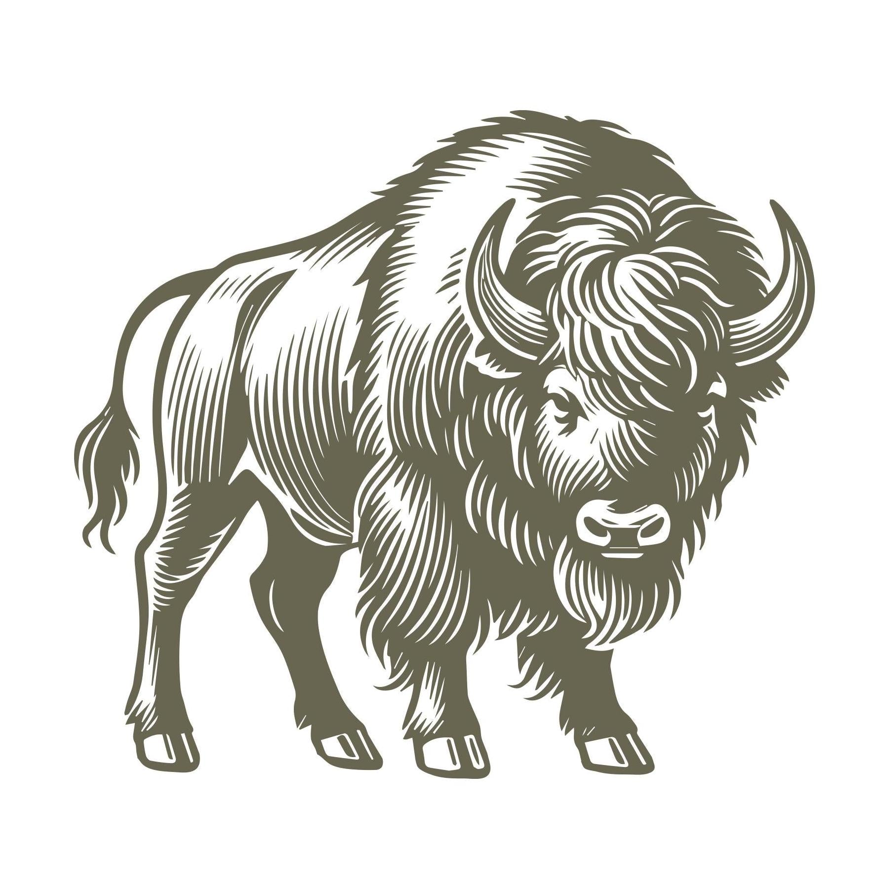 Bison Delrin Leather Stamp