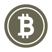 Bitcoin Delrin Leather Stamp