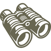Binoculars Delrin Leather Stamp