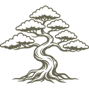 Bonsai Tree Delrin Leather Stamp