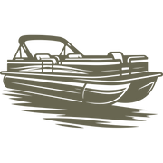 Pontoon Boat Delrin Leather Stamp