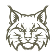 Bobcat Head Delrin Leather Stamp