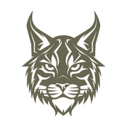Bobcat Head Delrin Leather Stamp