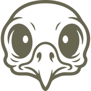 Cartoon Bird Skull Delrin Leather Stamp