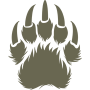 Bear Paw Delrin Leather Stamp