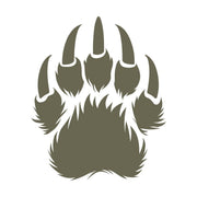 Bear Paw Delrin Leather Stamp