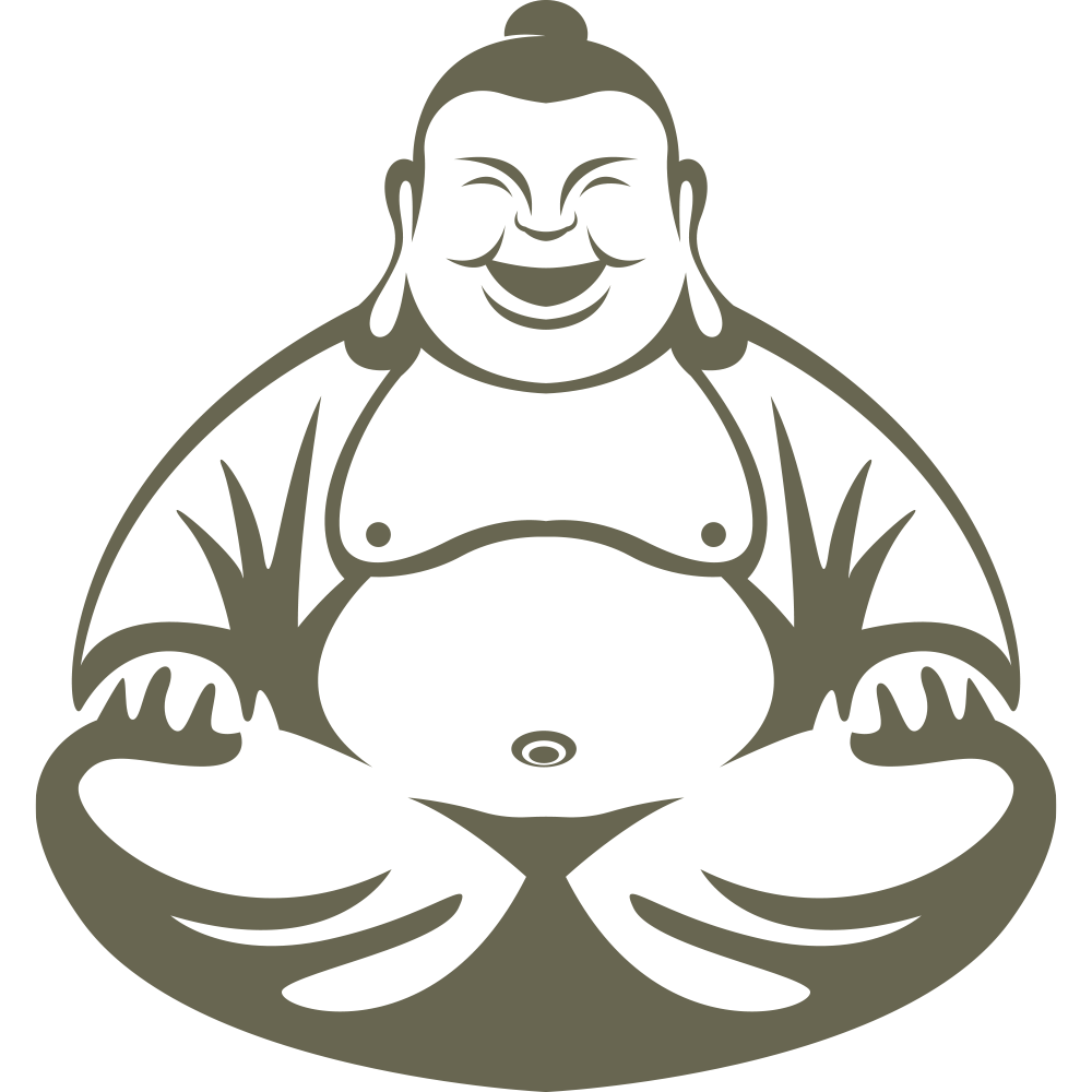 Laughing Buddha Delrin Leather Stamp