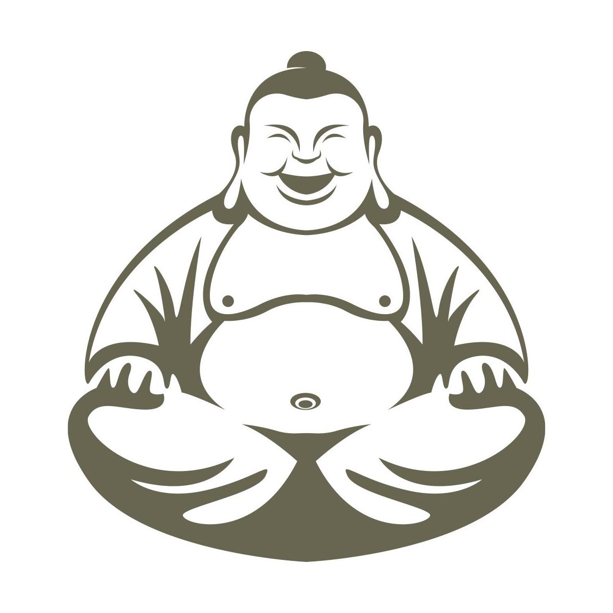 Laughing Buddha Delrin Leather Stamp