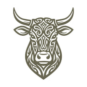 Bull Head Delrin Leather Stamp