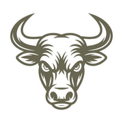 Bull Head Delrin Leather Stamp