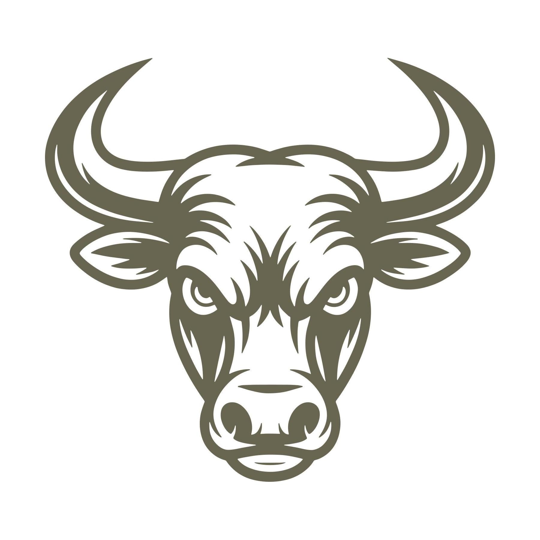 Bull Head Delrin Leather Stamp