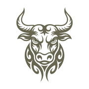 Bull Head Delrin Leather Stamp