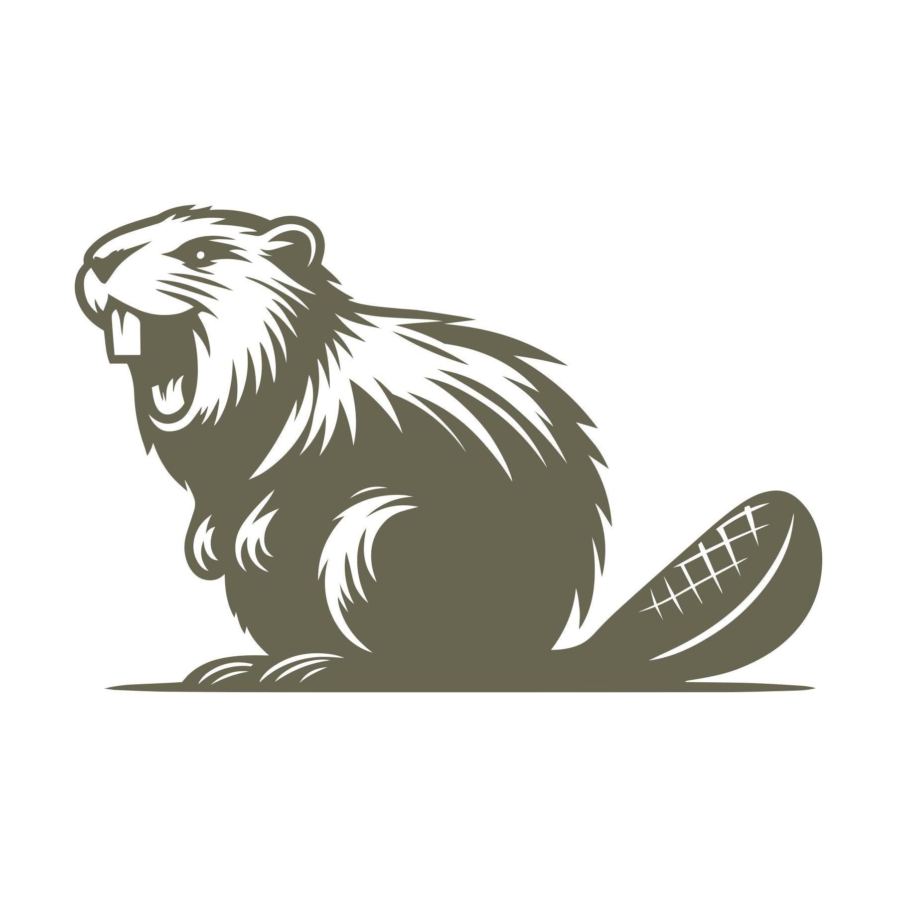 Beaver Delrin Leather Stamp