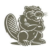 Angry Beaver Delrin Leather Stamp