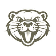 Angry Beaver Head Delrin Leather Stamp