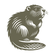 Beaver Delrin Leather Stamp