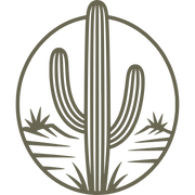 Desert Cactus Scene Delrin Leather Stamp