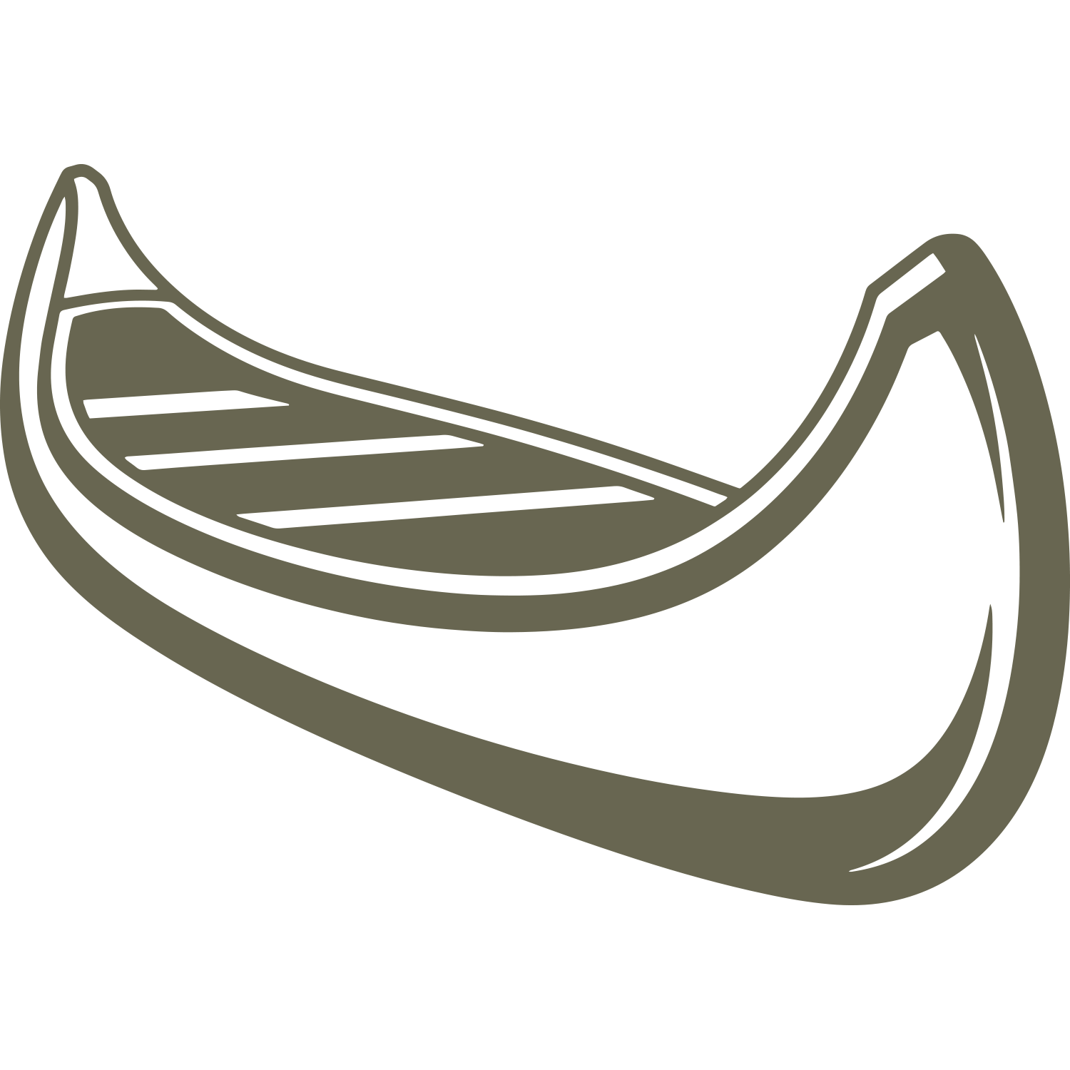 Canoe Delrin Leather Stamp