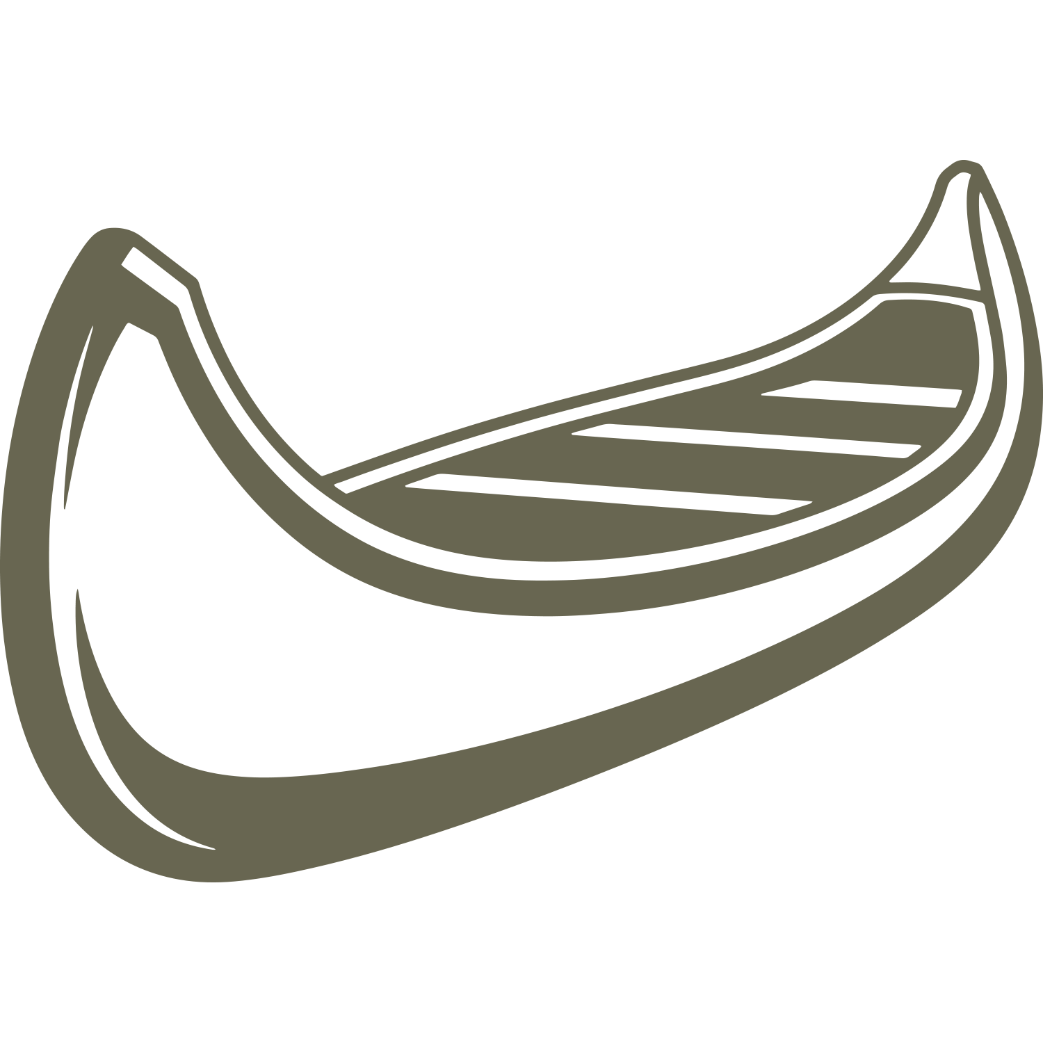 Canoe Delrin Leather Stamp