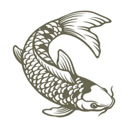 Carp Fish Delrin Leather Stamp