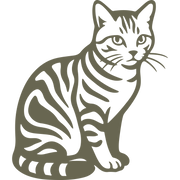 Tabby Cat Delrin Leather Stamp