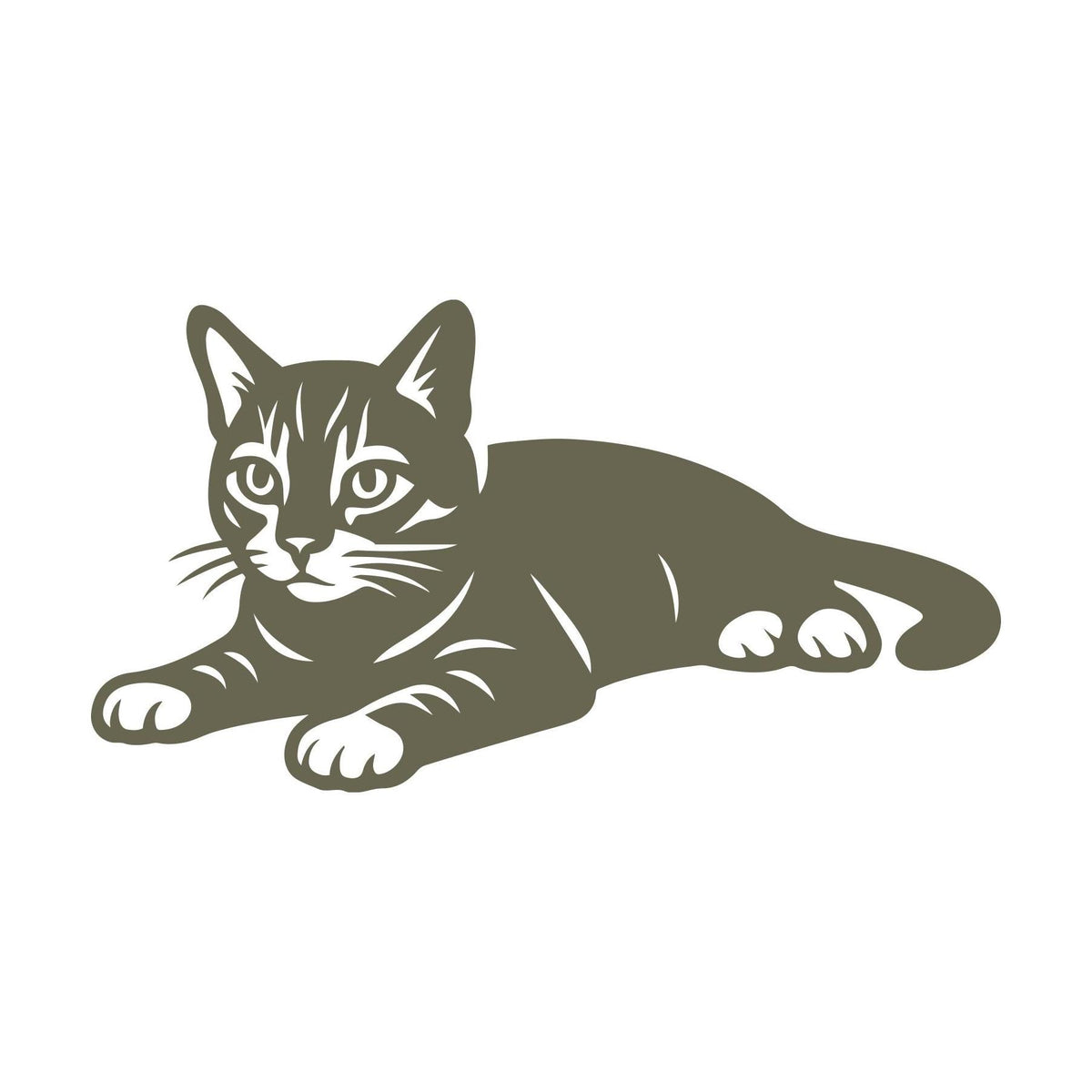 Cat Delrin Leather Stamp