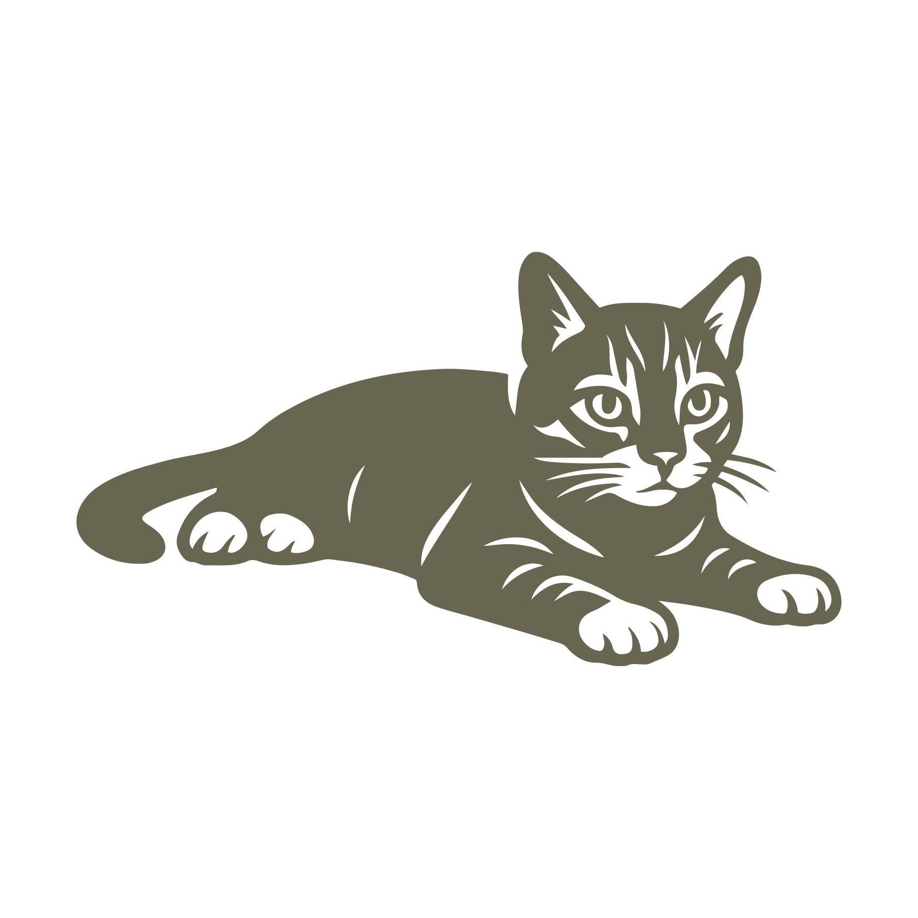 Cat Delrin Leather Stamp