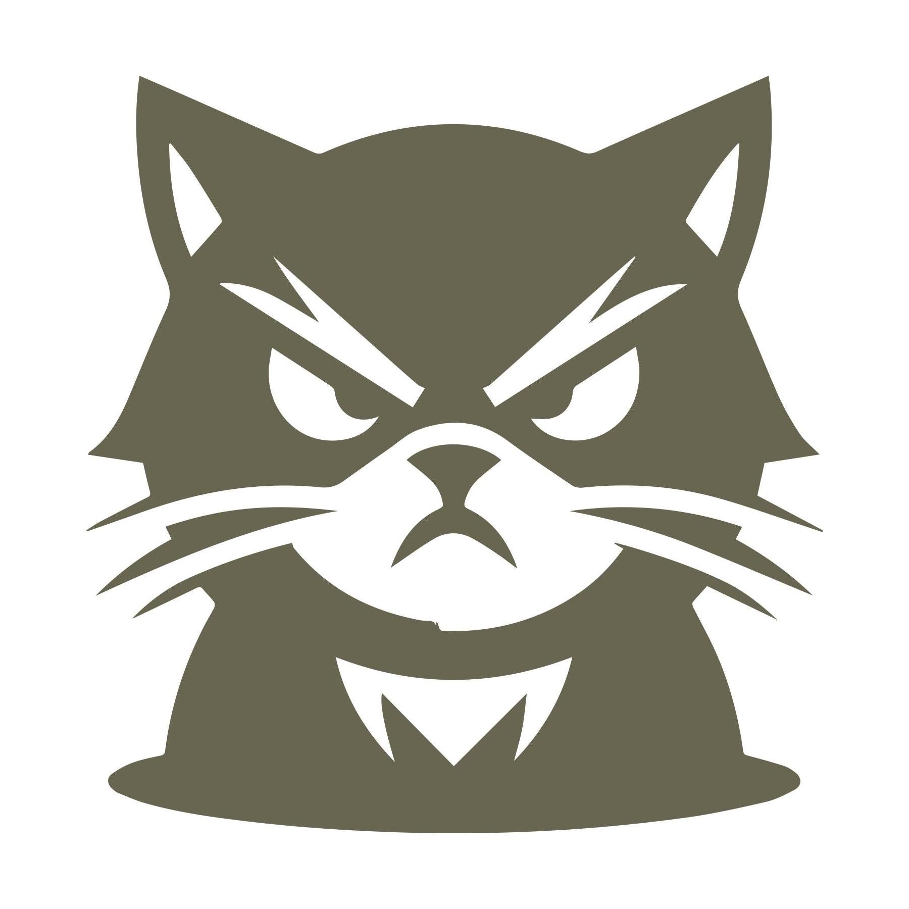 Angry Cat Delrin Leather Stamp
