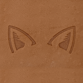 Cat Ears Delrin Leather Stamp