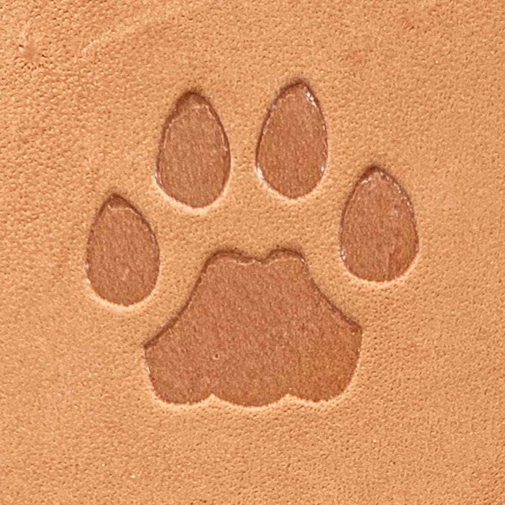 Paw Delrin Leather Stamp
