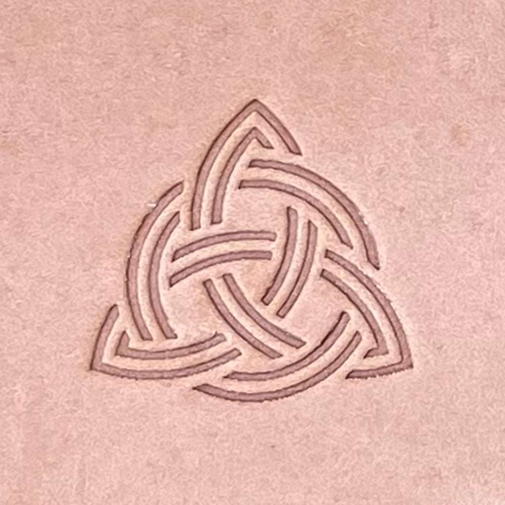 Celtic Triangle Delrin Leather Stamp