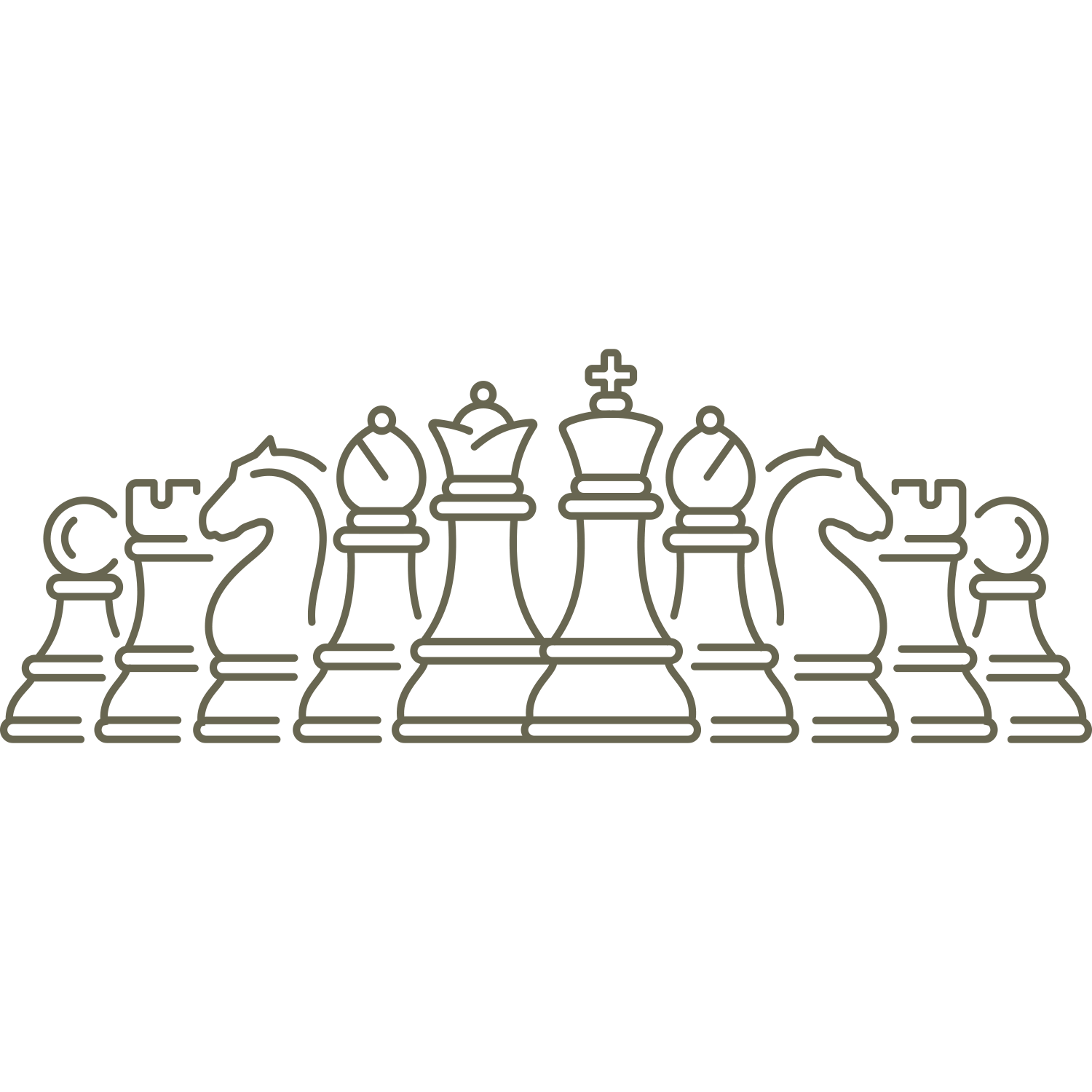 Chess Pieces Delrin Leather Stamp