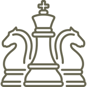 Chess Pieces Delrin Leather Stamp