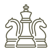 Chess Pieces Delrin Leather Stamp