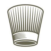 Chef Hat Delrin Leather Stamp