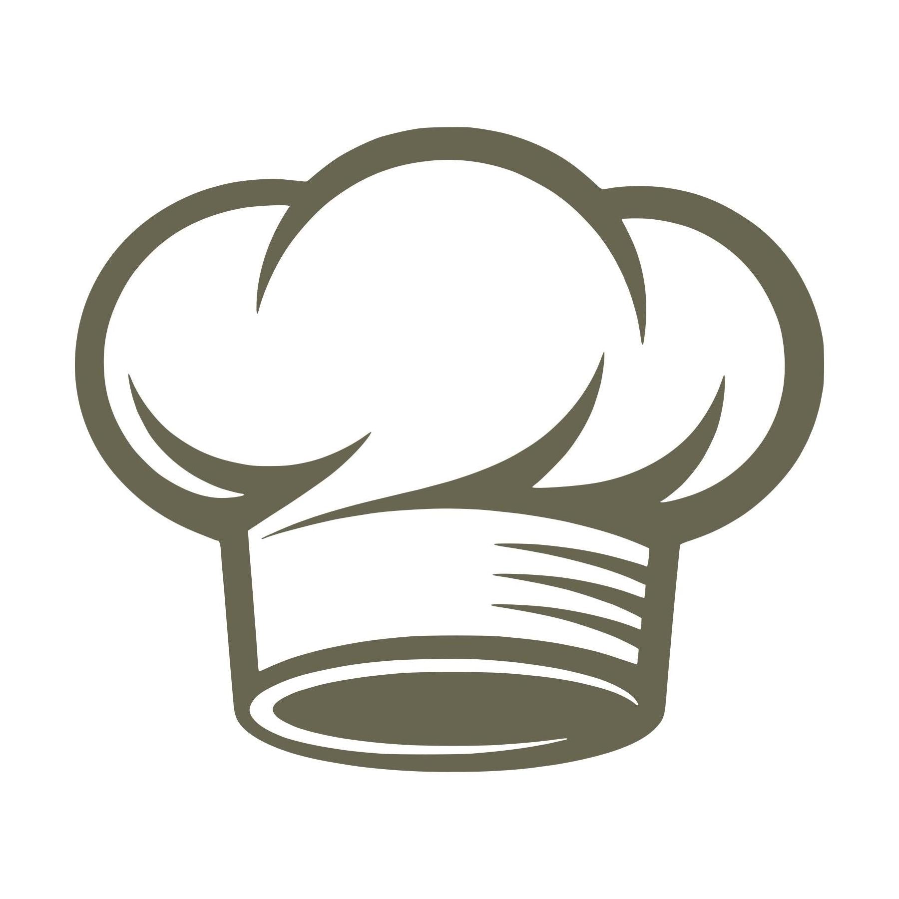 Chef Hat Delrin Leather Stamp
