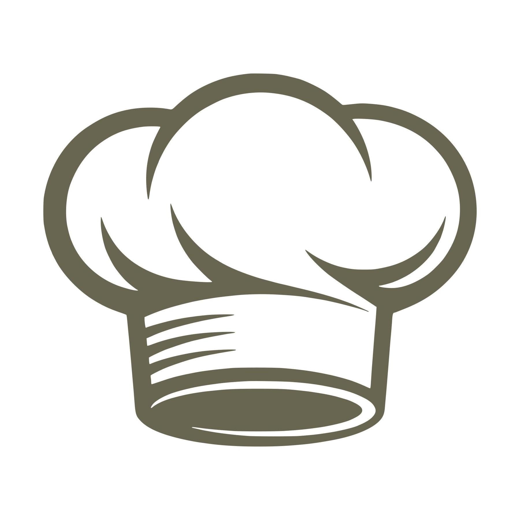 Chef Hat Delrin Leather Stamp
