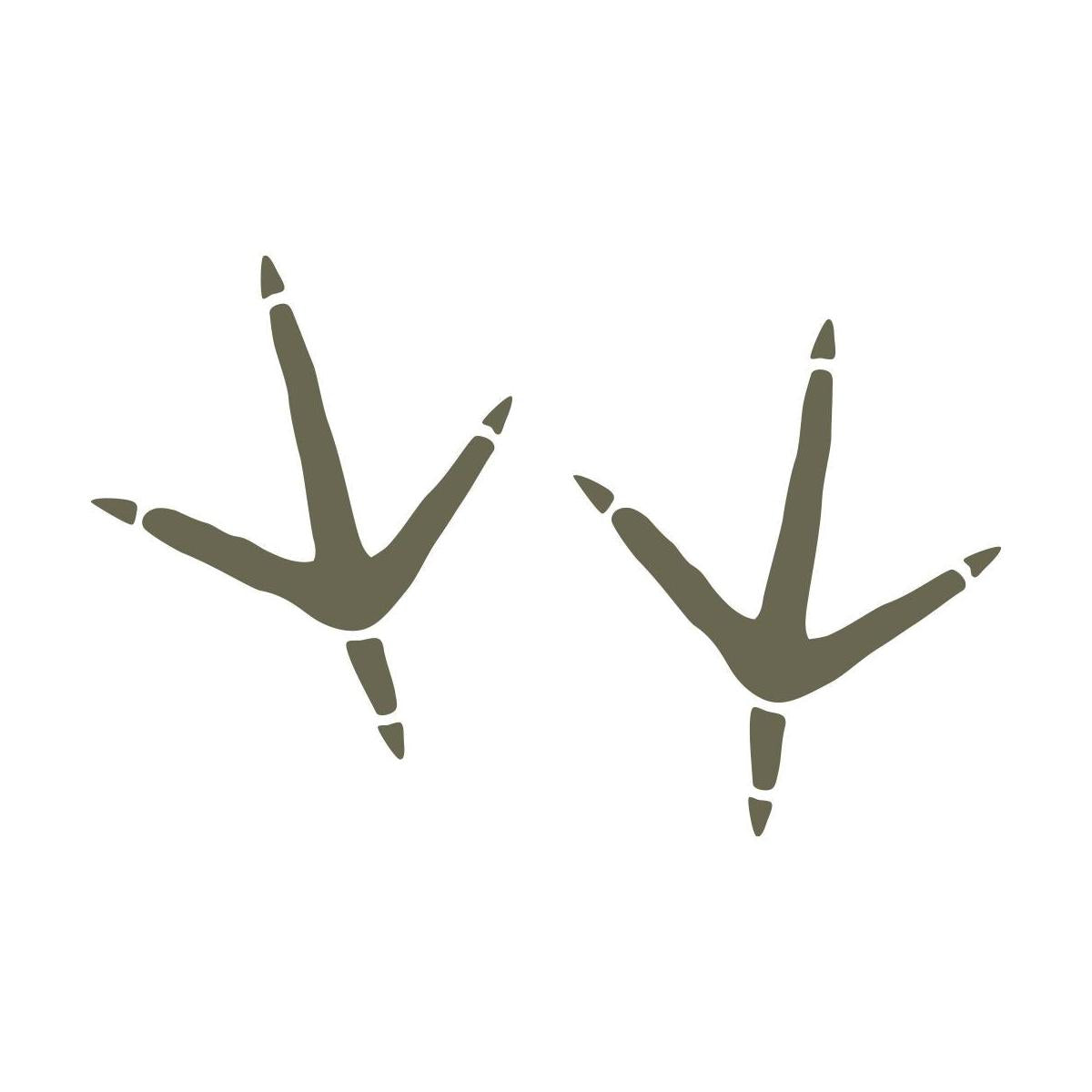 Chicken Footprints Delrin Leather Stamp