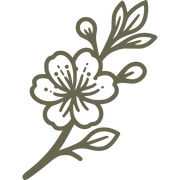 Cherry Blossom Delrin Leather Stamp