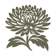 Chrysanthemum Delrin Leather Stamp