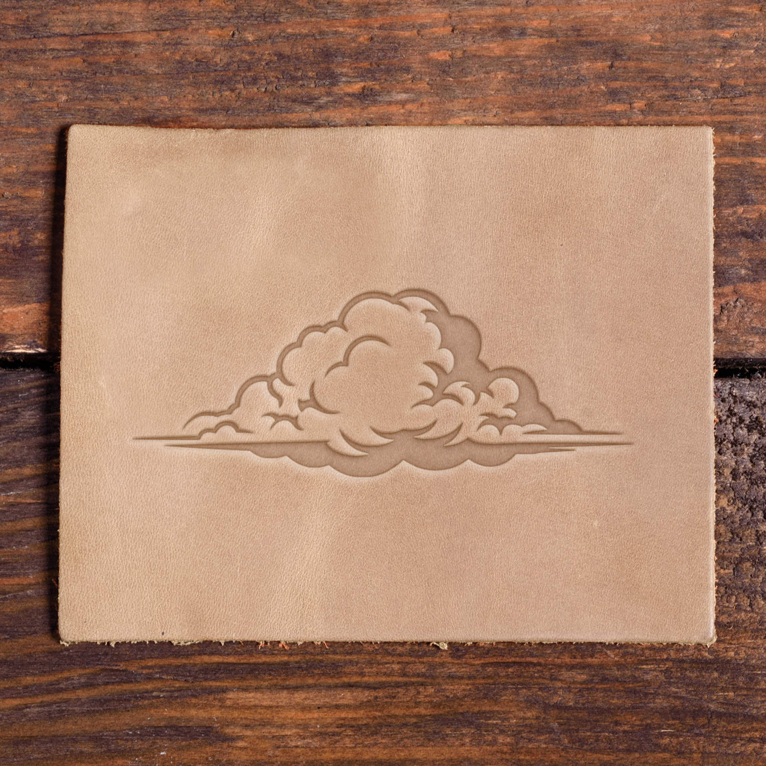 Cloud Delrin Leather Stamp