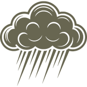 Raining Cloud Delrin Leather Stamp
