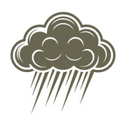 Raining Cloud Delrin Leather Stamp