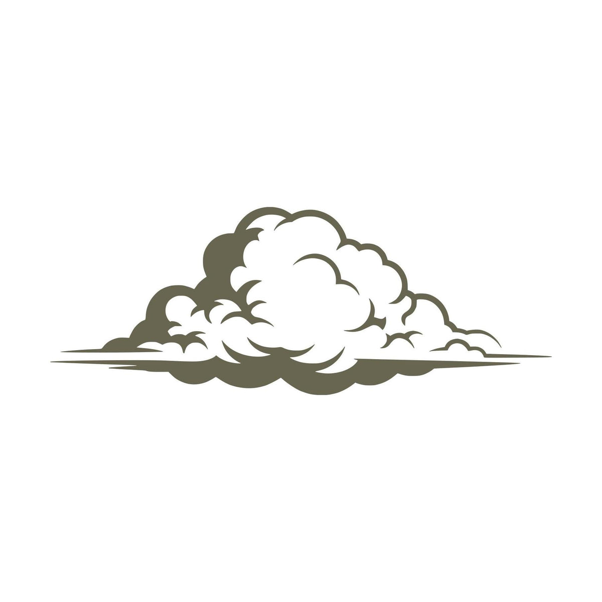 Cloud Delrin Leather Stamp