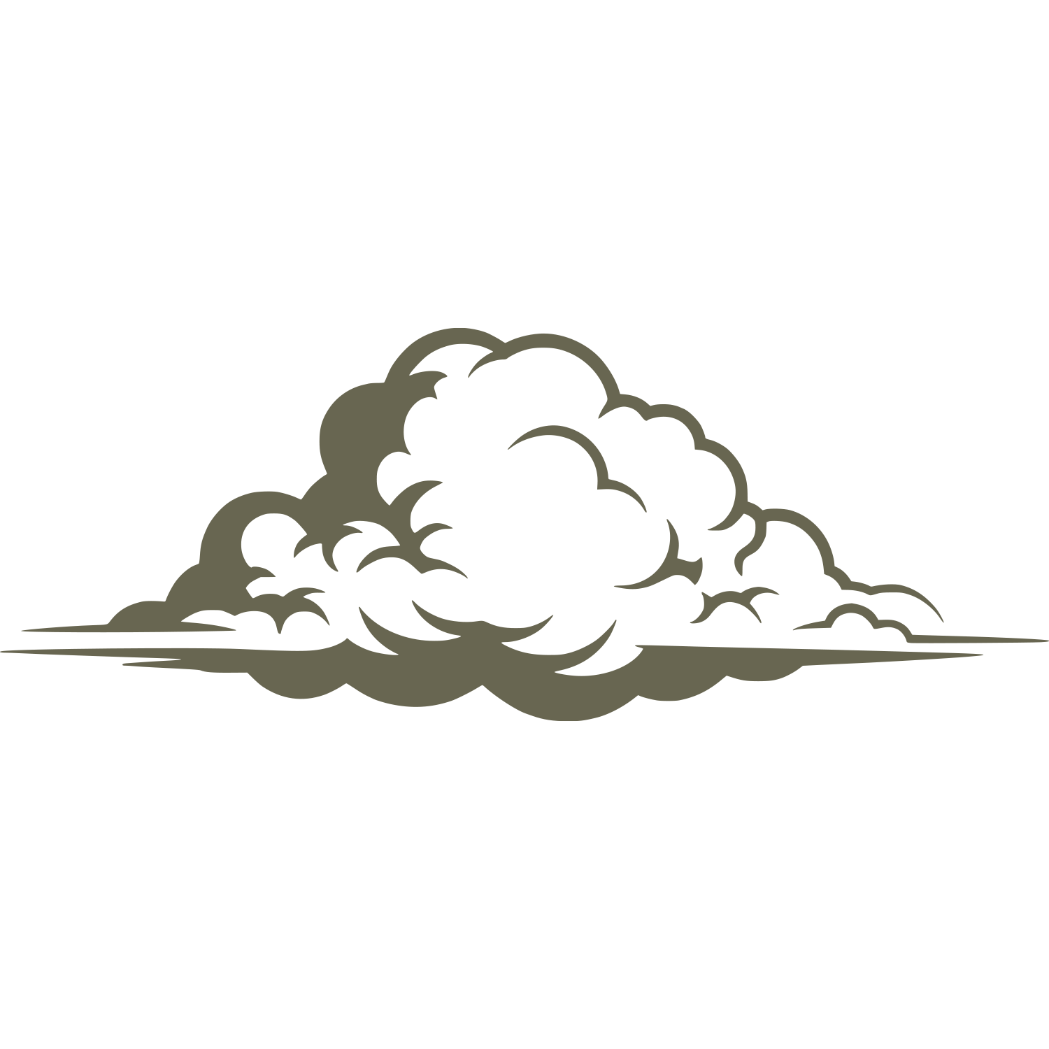 Cloud Delrin Leather Stamp