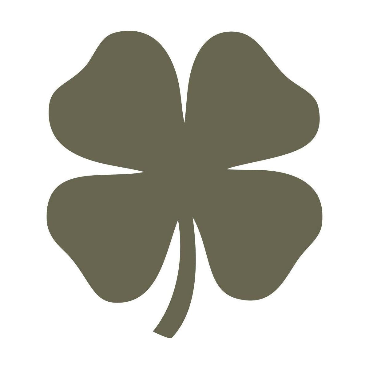 Four Leaf Clover Delrin Leather Stamp