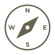 Compass Star Delrin Leather Stamp