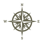Compass Star Delrin Leather Stamp